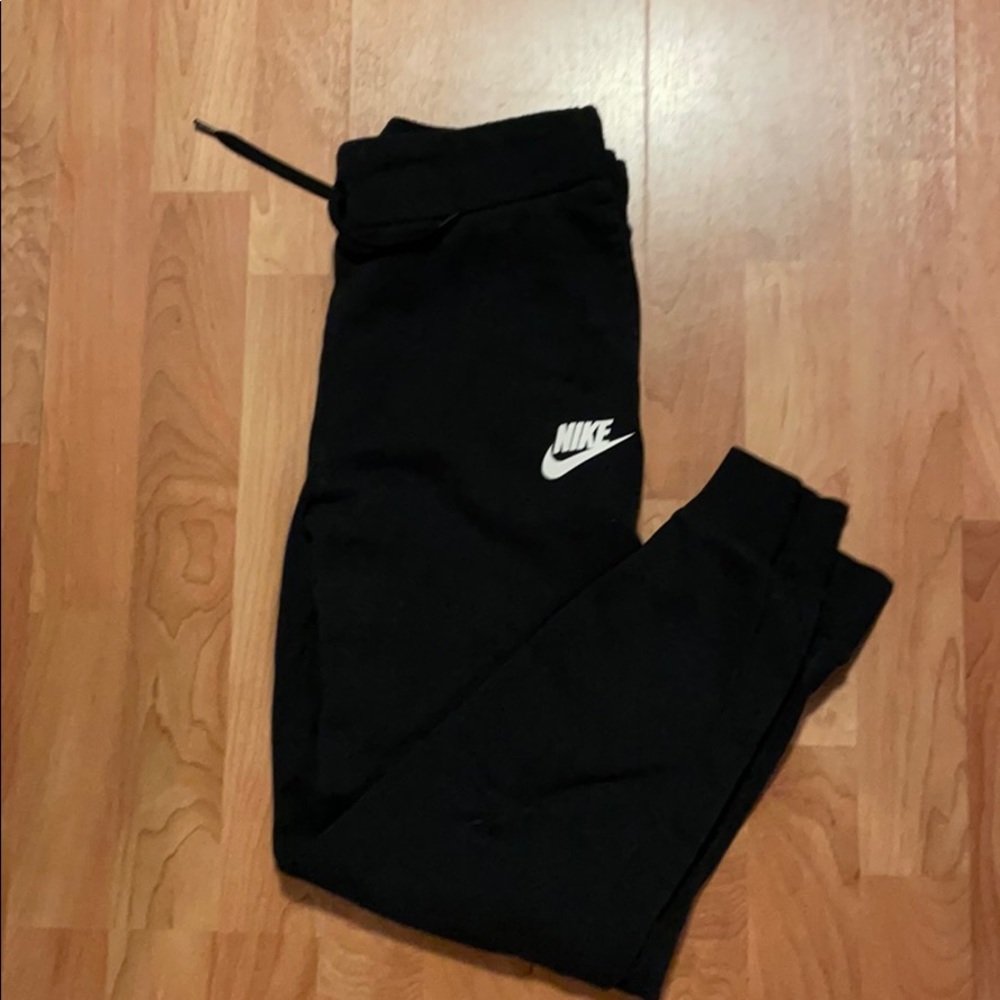 Nike black joggers